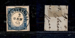 1008 REGNO D'ITALIA - 1863 - 15 Cent (11) - Ventimiglia 3.1.63 - Molto Bello - Other & Unclassified