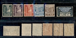 1023 REGNO D'ITALIA - 1923 - Marcia Su Roma (141/146) - Serie Completa - 6 Valori - Gomma Integra (250) - Other & Unclassified