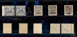 1178 COLONIE – LIBIA - 1929 - Recapito (1/5) - Emissione Completa - 5 Valori - Gomma Integra (675) - Other & Unclassified