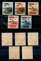 1212 COLONIE – SOMALIA - 1934 - Servizo Aereo Speciale - Non Autorizzati - 5 Valori - Gomma Integra - Cert. Raybaudi - Autres & Non Classés