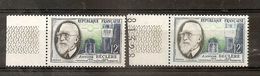 VARIETE N 1096 ** 1 TB IMPRESSION DEFECTUEUX DU VERT QUASI BLANC AU CENTRE + BLEU DEPOUILLE - VOIR SCANN - RRR !!! - Unused Stamps