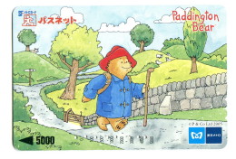 Japon - Titre De Transport SF : Paddington Bear - World