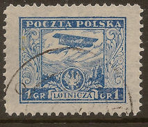 POLAND 1925 1g Air SG 252 U #AED12 - Gebruikt