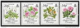 British Indian Ocean Territory 1993 - Christmas Flowers SG141-144 MNH Cat £4.45 SG2015 - Brits Indische Oceaanterritorium