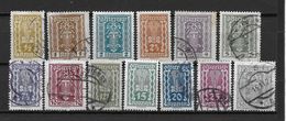 LOTE 1430    ////   AUTRIA  1920    YVERT Nº:  253/265       ¡¡¡¡¡¡¡ LIQUIDATION !!!!!! - Used Stamps