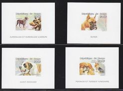 Congo 1999 Dog Chien MNH 4SS Imperforate - Mint/hinged