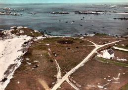 CPSM 29 KERLOUAN Plage De La Digue Vers Le Vivier Vue AÉRIENNE - Kerlouan