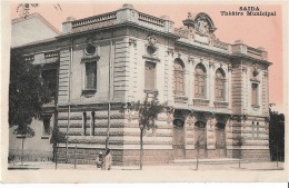 CPA Colorisée - ALGERIE - Saïda  :  Le Théatre Municipal - Saïda