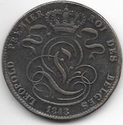 *belguim 5 Centimes  Leopold I  1848  Fr+ - 5 Cent