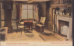 United Kingdom PPC England Interior Of Dove Cottage, Grasmere Abraham's Series No. 324, Keswick (2 Scans) - Grasmere