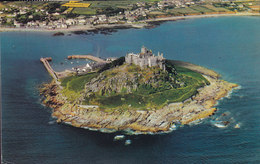 United Kingdom PPC St. Michael's Mount, Marazion FALMOUTH Cornwall 1980 Photo Airviews Manchester Airport (2 Scans) - St Michael's Mount