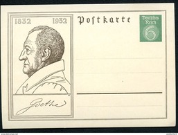 DR P213 Sonder-Postkarte GOETHE  1932 - Postkarten