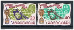 Nouvelles Hebrides, 1966, Football, Soccer World Cup, MNH, Michel 234-235 - New Hebrides - Otros & Sin Clasificación