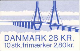 DENMARK, 1985, Facit HS 38, Bridge, Mi 830 - Booklets