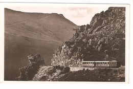 Delcampe - Sare - Chemin De Fer à Cremaillère De La Rhune - La Brèche - 1937 - Carte Photo Envoyée Par Dover (UK) - Train / Zug - Sare