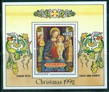 PENRHYN 1992 - Noël, Vierge Avec Enfant - BF Neufs // Mnh // CV 12 Euros - Penrhyn