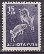 Italy Yugoslavia Trieste Zone B, 1950 Mi 42, Sassone 29  MNH** VF, GOATS - Nuovi