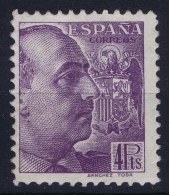 Spain: Mi Nr 838  Ed 877 MH/* Flz/ Charrniere 1939 Very Light Hinged - Unused Stamps