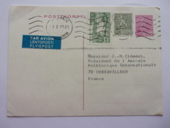 Finlande Finland Suomientier Postal 1-2-1971 Lac De Keuru Helsinki  Corravillers - Entiers Postaux