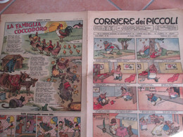 CORRIERE Dei PICCOLI 1943 Periodo Di Guerra La Famiglia Coccodoro - Guerra 1939-45