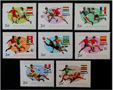 HUNGRIA 1978 - HUNGARY - WORLD CUP FOOTBALL - YVERT Nº 2601-2608** - Francobolli