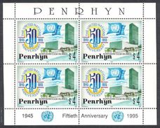 PENRHYN 1995 - 50e Ann Des Nation Unies - Feuillet Neufs // Mnh // CV 30.00 - Penrhyn
