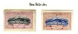 NEW HEBRIDES, Locals, (*)/* MNG/MLH, F/VF - Unused Stamps