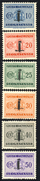 1944 - Segnatasse Con Piccolo Fascio - 6 Valori Della Serie Dal 10 Al 50 Cent. Nuovi MNH** - Portomarken