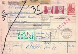 SUISSE - BULLETIN D'EXPEDITION COLIS POSTAL - CACHET LAUSANNE  - LE 30-4-1982 (P1) - Briefe U. Dokumente