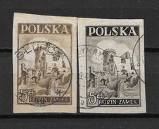 LOTE 1787  ///  POLONIA 1946       YVERT Nº: 478/479       ¡¡¡¡ LIQUIDATION !!!! - Oblitérés