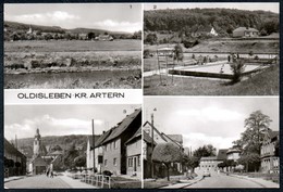 A8398 - Alte MBK Ansichtskarte - Oldisleben Kr. Artern - Freibad TOP - Kyffhaeuser