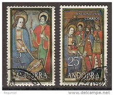 Andorra U 120/21 (o) Primer Día. Navidad 1978 - Used Stamps