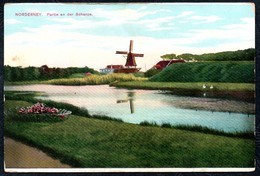 A8408 - Alte Ansichtskarte - Norderney - Partie An Der Schanze - Windmühle - Norderney