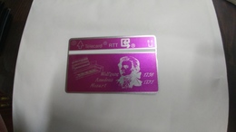 Belgiem-(p227)-wolfgang Amadeus Mozart-(5units)(109e)-mint Card-tirage-1.000+1card Prepiad Free - Zonder Chip