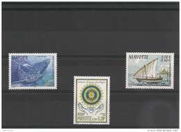 MAYOTTE  Année 2000 N° Y/T :81-82-83** - Unused Stamps