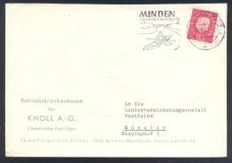 Germany 1961 Cover: Sport Cayak Kayak Canoe Kajak Kanu; Minden - City Of Winter Sports / Stadt Des Wintersports Slogan - Kanu