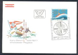 Austria 1977 Cover: Sport Cayak Kayak Canoe Kajak Kanu; Kanu Slalom WM World Championship Spittal/ Wild Watter Regatta / - Kanu