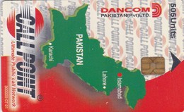 Pakistan, PAK-CP30, Map Of Pakistan Issue 300.000 07/01, 2 Scans - Pakistán