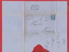 Lettre / De Mulhouse /  Pour Troyes / 24 Juin 1865 - 1849-1876: Klassieke Periode