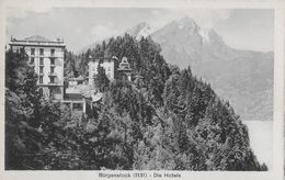 BÜRGENSTOCK → Die Hotels Mit Dem Pilatus, Ca.1920 - Altri & Non Classificati