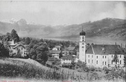 SACHSELN → Dorfzentrum Mit Kirche Und Hotel Kreuz, Ca. 1910 - Sachseln