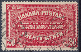 Stamp Canada  1922 20c Used - Correo Urgente