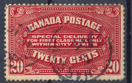Stamp Canada  1922 20c Used - Special Delivery