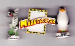 3 Fèves Madagascar 2005 Skipper Madagascar Marty - Dessins Animés