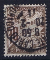 Monaco:  Mi P 7  Used / Obl. 1909 - Strafport