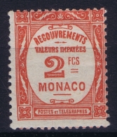 Monaco:  Mi P  26 MH/* Flz/ Charniere 1932 - Taxe