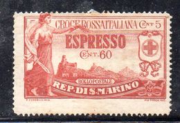 T2945 - SAN MARINO 1923 , Espressi Il N. 4 * Nuovo Linguellato - Sellos De Urgencia