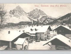 Leermos Hotel Drei Mohren In Winter 1911 - Lermoos