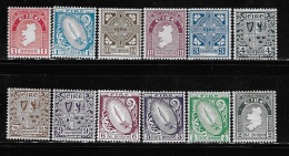 Ireland 1940 - 1942 Definitive Coat Of Arms MH - Unused Stamps