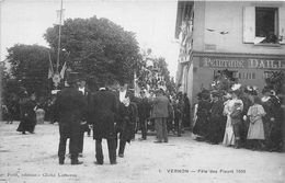 27-VERNON- FÊTE DES FLEURS 1908 - Vernon